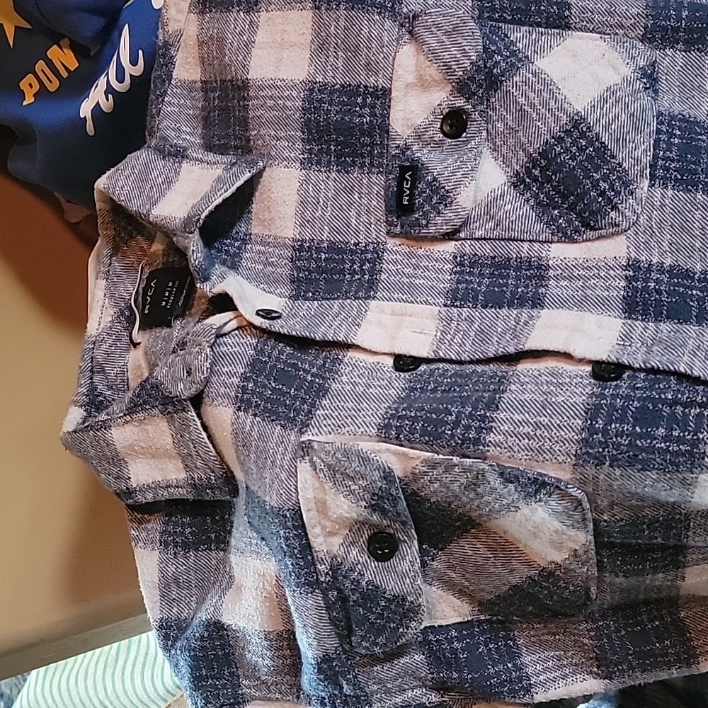 Mens RVCA flannel